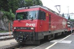 SBB CFF FFS, Brünigbahn, Brünigpass, 13. July 2004